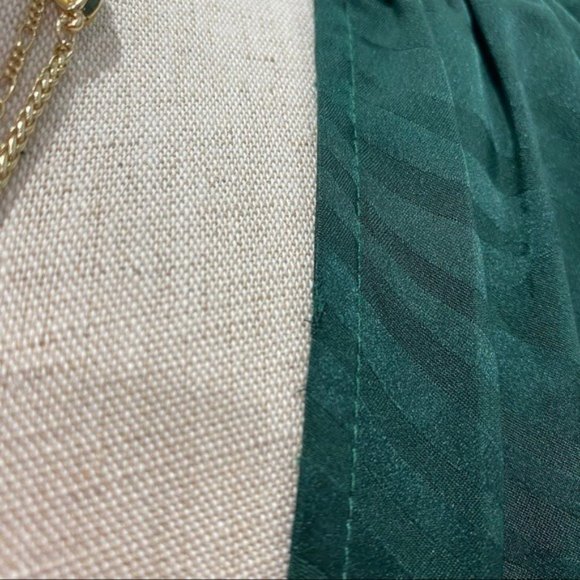 RONNY KOBO Estelle Forest Green Animal Print  V Neck Maxi Dress w/ Slit NWT S - Picture 9 of 11